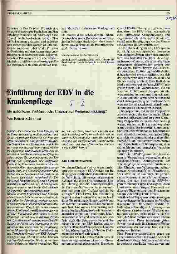 Vorschauseite 4: Meine Erfahrungen mit Primary Nursing