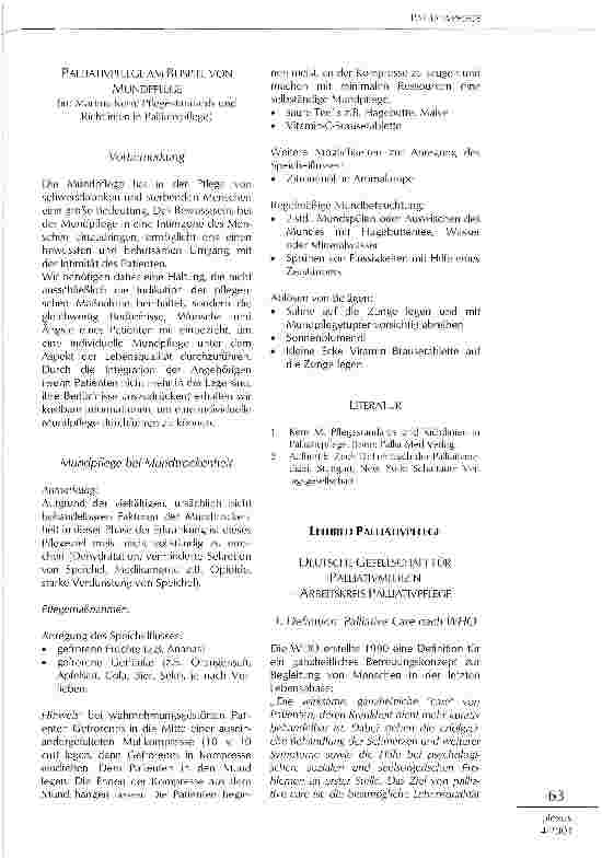 Vorschauseite 3: Palliativpflege
