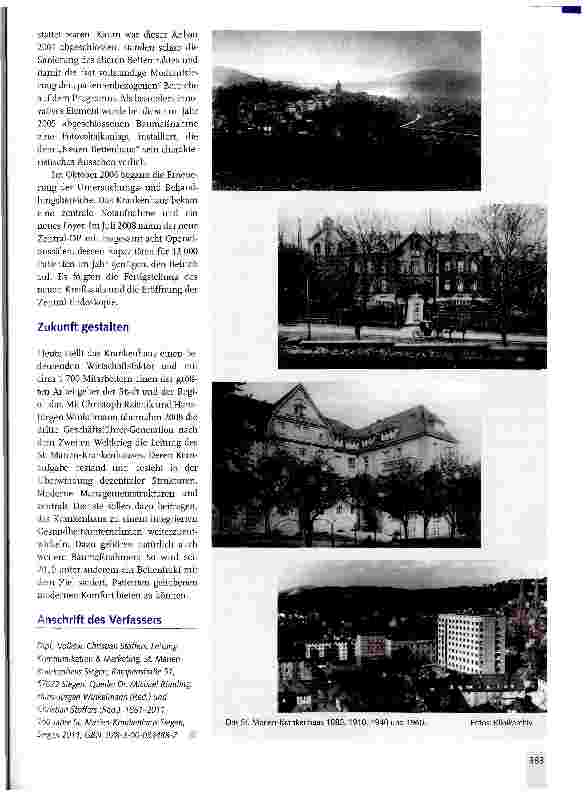 Vorschauseite 3: 150 Jahre St. Marien-Krankenhaus Siegen