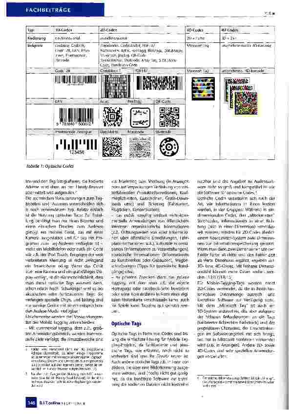 Vorschauseite 2: Mobile Tagging: QR-Codes und ihre Anwendungsmöglichkeiten