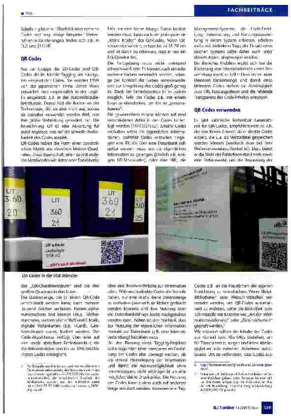 Vorschauseite 3: Mobile Tagging: QR-Codes und ihre Anwendungsmöglichkeiten