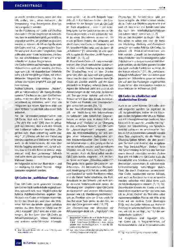 Vorschauseite 4: Mobile Tagging: QR-Codes und ihre Anwendungsmöglichkeiten