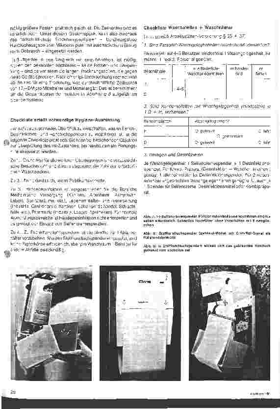 Vorschauseite 4: Händewaschen -und trocknen in Gemeinschaftswaschanlagen