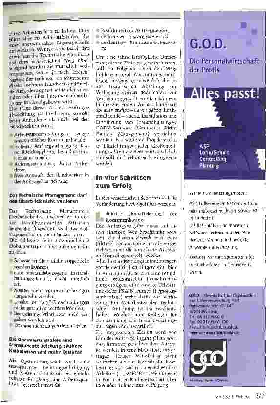 Vorschauseite 3: Erste Schritte in das professionelle Gebäudemanagement
