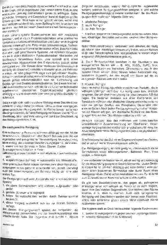 Vorschauseite 3: Betriebshygiene und Technologie in Großküchen
