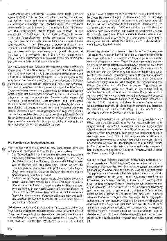 Vorschauseite 3: Die Tagesversorgung im System gesundheitlicher Hilfen