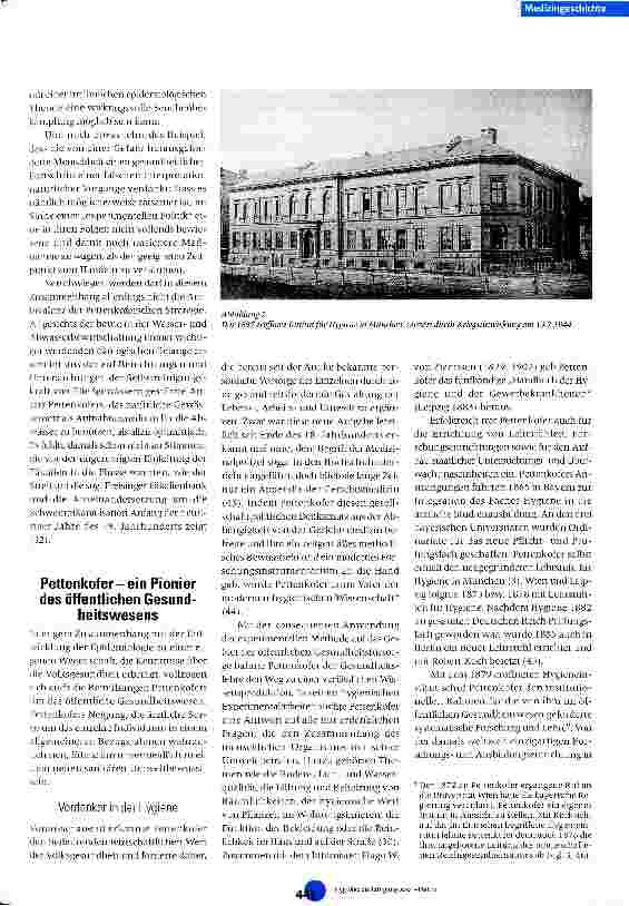 Vorschauseite 6: Max von Pettenkofer - Stationen eines Genies Zur 100. Wiederkehr seines Todestages (9.2.1901)