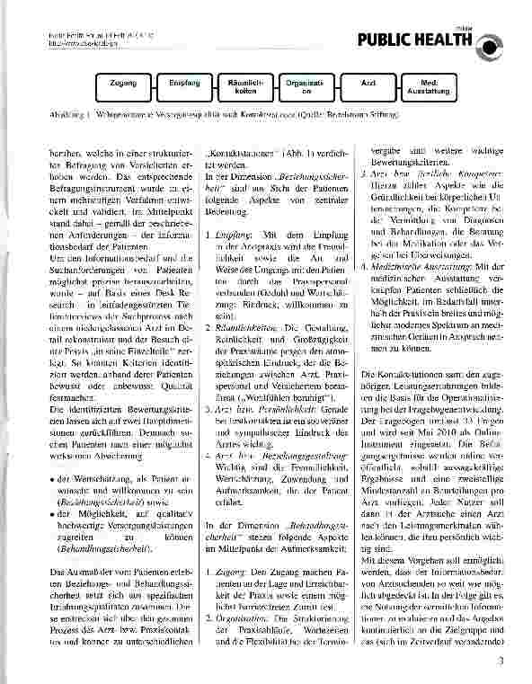 Vorschauseite 2: Bedarfsorientierte Patienteninformation: Was interessiert Patienten bei der Arztsuche?