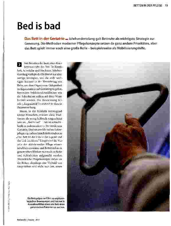Vorschauseite 1: Bed is bad