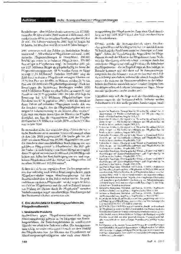 Vorschauseite 2: Zur Betrugsstrafbarkeit von Verantwortlichen ambulanter Pflegeeinrichtungen