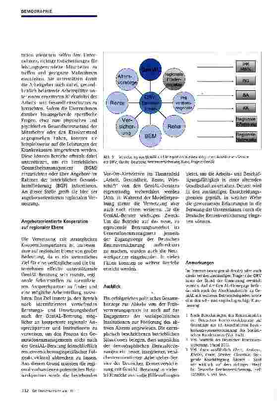 Vorschauseite 4: Modell projekt GeniAL -Demographie orientierte Beratung von Unternehmen durch die DRV