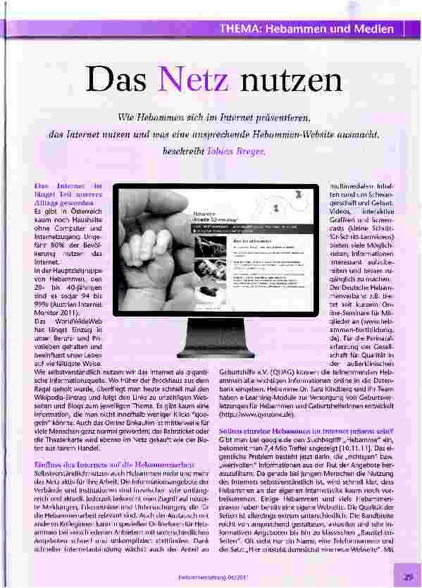 Vorschauseite 1: Das Netz nutzen