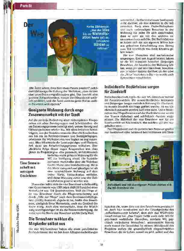 Vorschauseite 2: Der WG-Gedanke als Chance
