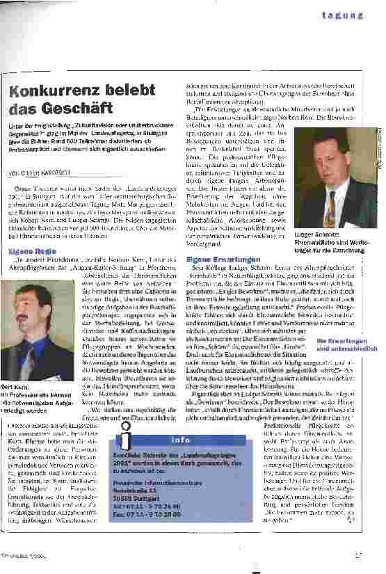 Vorschauseite 1: Konkurrenz belebt das Geschäft