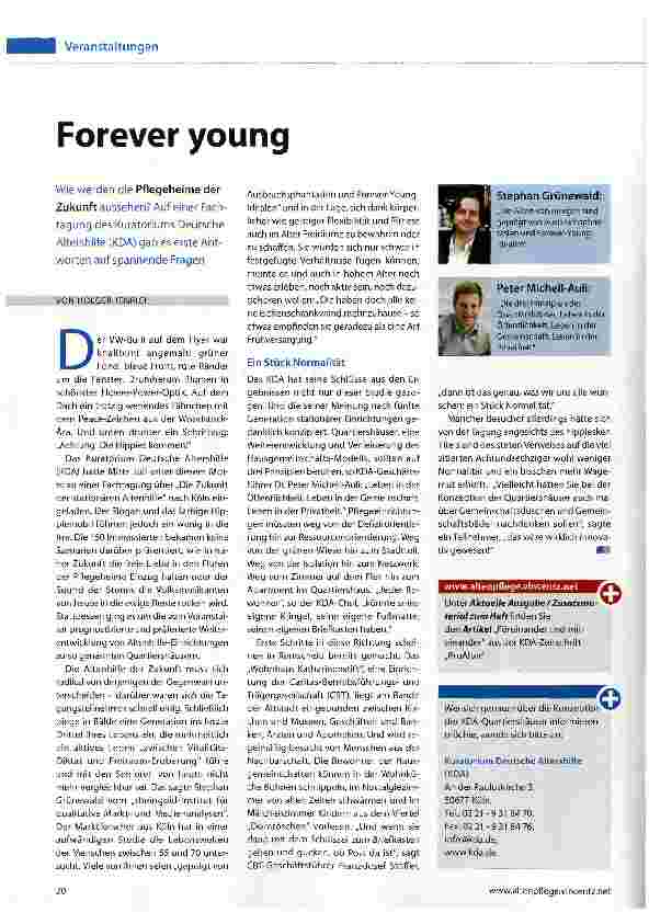Vorschauseite 1: Forever young