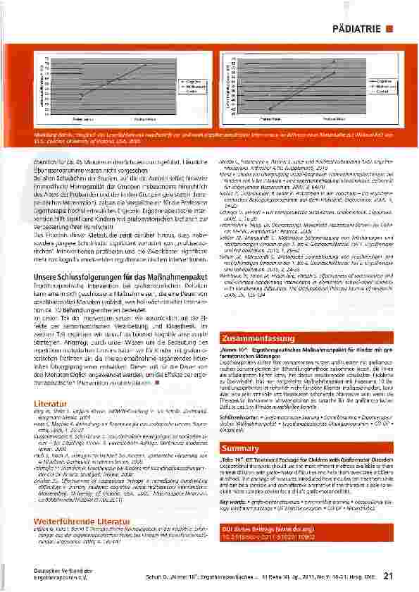 Vorschauseite 4: Nimm 10 : Ergotherapeutisches Maßnahmenpaket für Kinder mit grafomotorischen Störungen