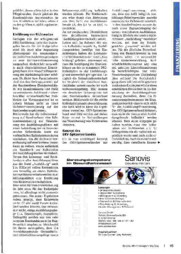 Vorschauseite 3: Ausbildung ist ein hohes Gut