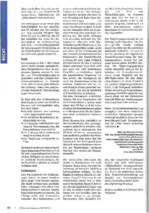 Vorschauseite 3: Neue Beschäftigungsverhältnisse - ein Weg aus der Personalkrise