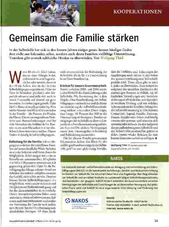Vorschauseite 1: Gemeinsam die Familie stärken