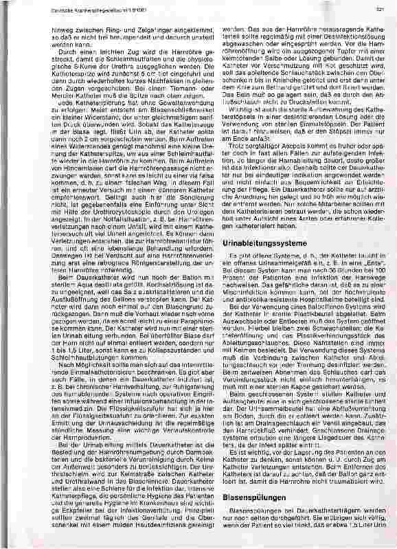 Vorschauseite 2: Das Katheterisieren der Harnblase beim Mann
