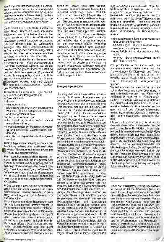 Vorschauseite 2: Belastungen in der Krankenpflege 1. Teil