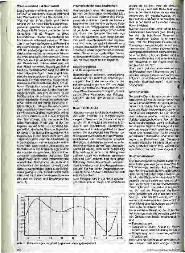 Vorschauseite 3: Belastungen in der Krankenpflege 1. Teil