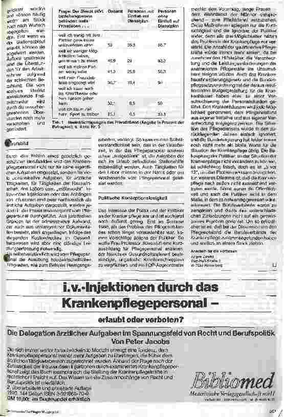 Vorschauseite 4: Belastungen in der Krankenpflege 1. Teil