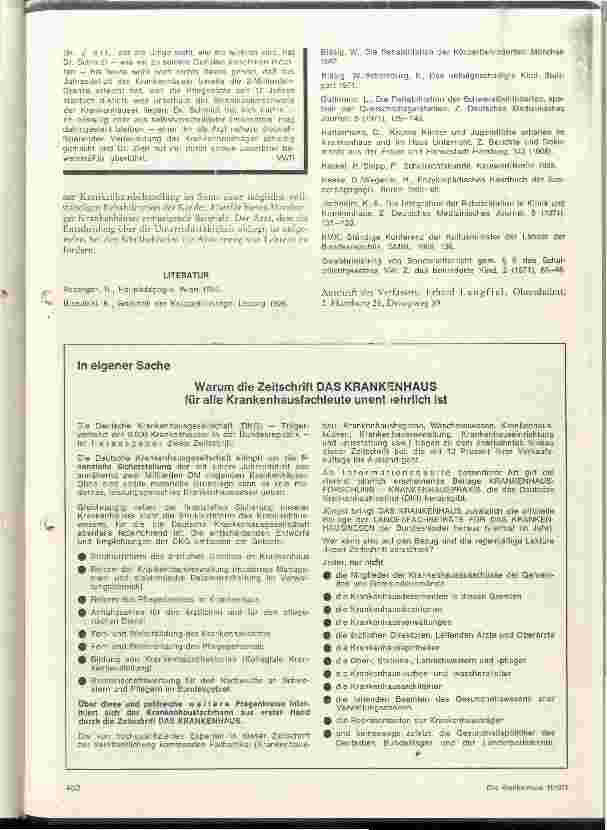 Vorschauseite 3: Therapie und Unterricht am Krankenbett