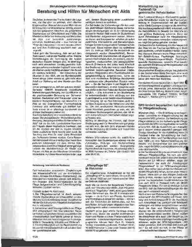 Vorschauseite 2: Internationale Konferenz der Weiterbildungsinstitute für leitende und lehrende Pflegepersonen tagte in Frankfurt am Main