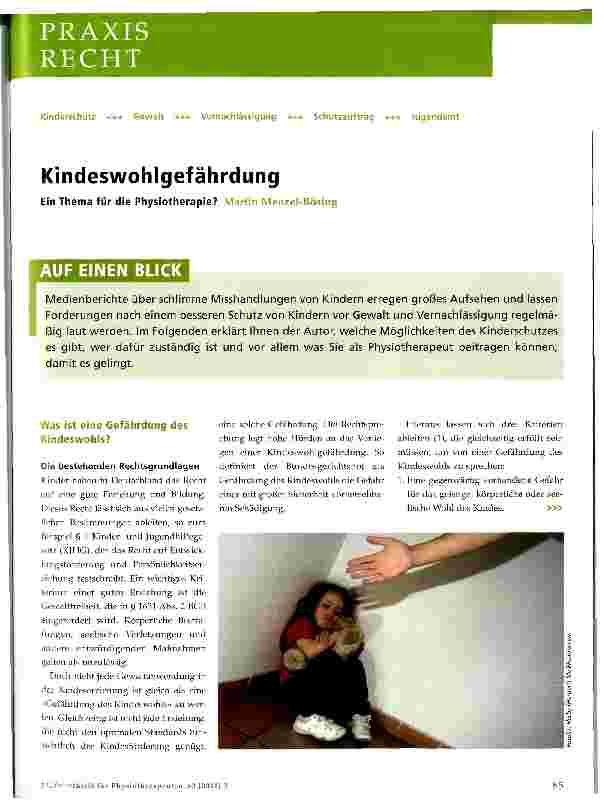 Vorschauseite 1: Kindeswohlgefährdung