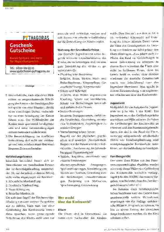 Vorschauseite 2: Kindeswohlgefährdung
