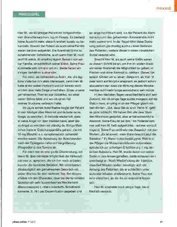 Vorschauseite 2: Sedation - der künstliche Schlaf