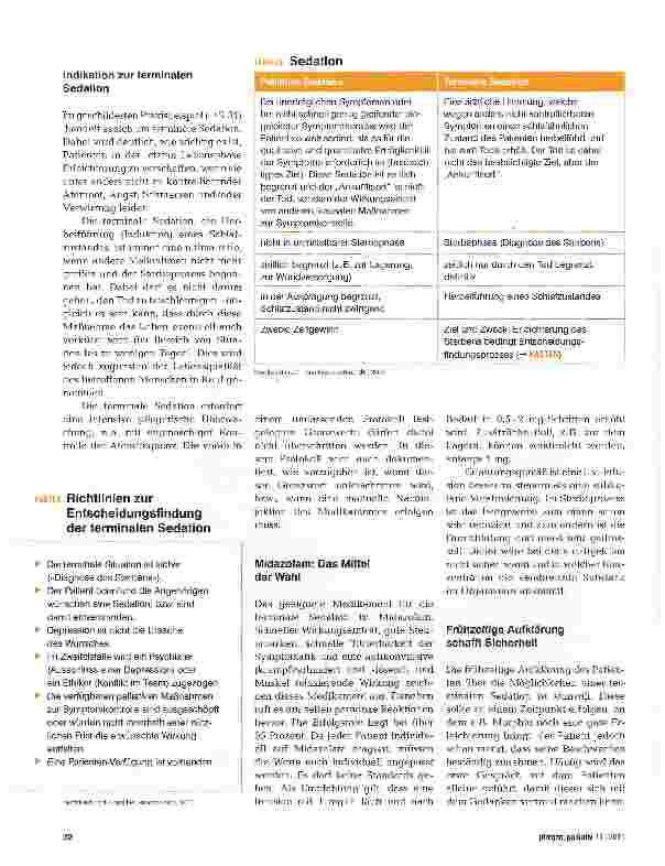 Vorschauseite 3: Sedation - der künstliche Schlaf