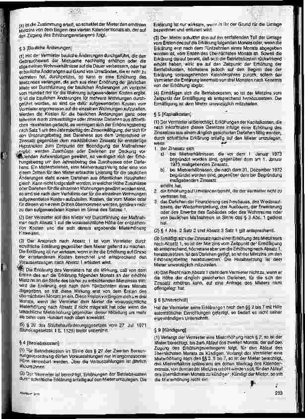 Vorschauseite 3: Rechtliche Grenzen einer Erhöhung des Entgelts bei Altenheimverträgen