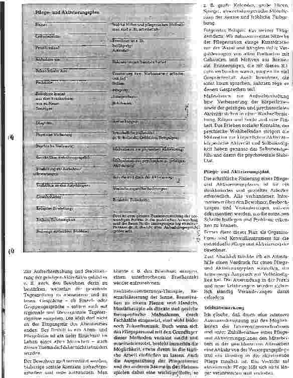 Vorschauseite 3: Aktivierung und Rehabilitation im Altenheim