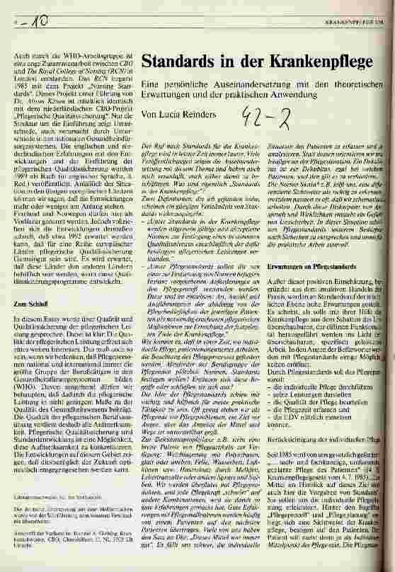 Vorschauseite 5: Pflegerische Qualitätssicherung in kurzem Überblick