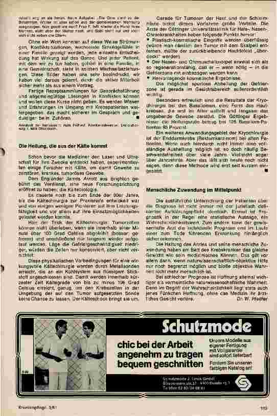 Vorschauseite 3: Möglichkeit praktizierter Krebs - Nachsorge