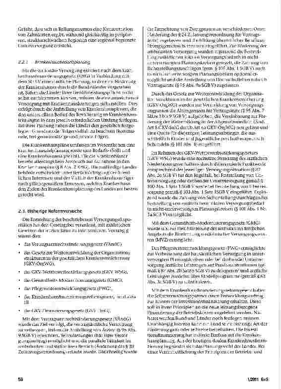 Vorschauseite 4: Neue Wege in der Bedarfsplanung in Deutschland: Haben wir ein Mengenoder ein Verteilungsbzw. Allokationsproblem?