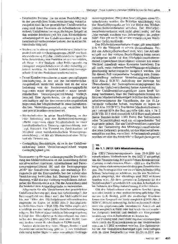 Vorschauseite 4: Neue Sozialversicherungs-Meldepflichten für Arbeitgeber