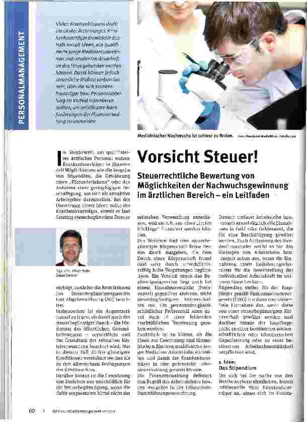 Vorschauseite 1: Vorsicht Steuer!