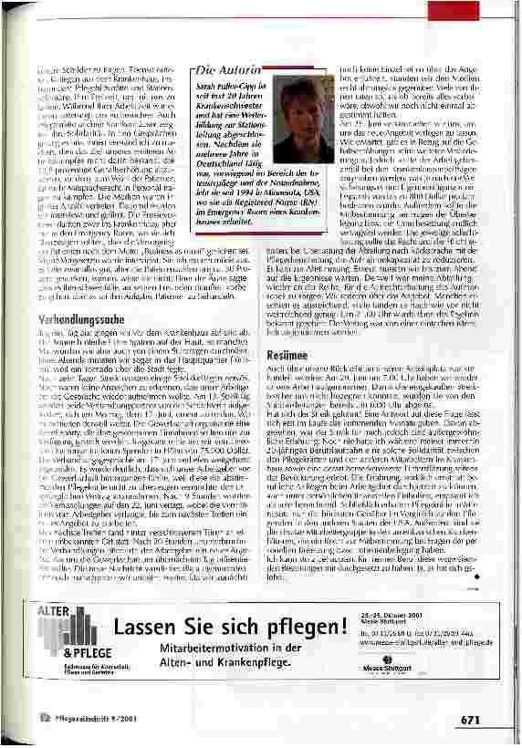 Vorschauseite 3: (K)eine Frage des Lohnes