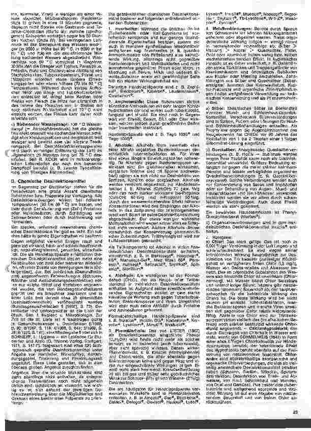 Vorschauseite 2: Kleine Arzneimittelkunde 50. Folge: XI. Desinfektionsmittel