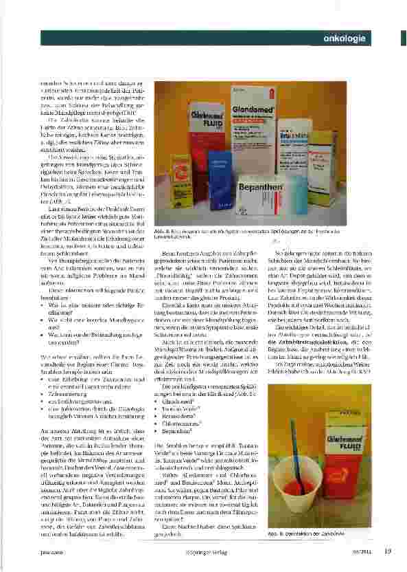Vorschauseite 4: Prävention der Stomatitis