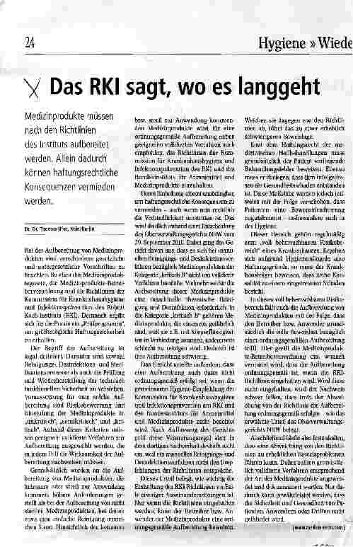 Vorschauseite 1: Das RKI sagt, wo es langgeht