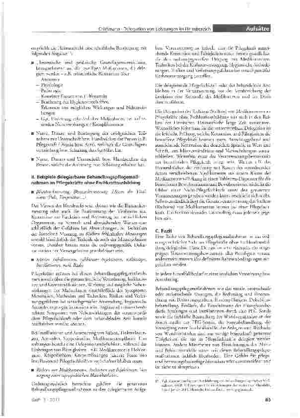 Vorschauseite 5: Delegation von Leistungen im Heimbereich