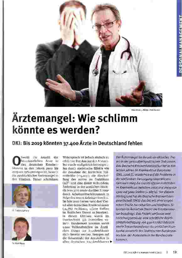 Vorschauseite 1: Ärztemangel: Wie schlimm könnte es werden?