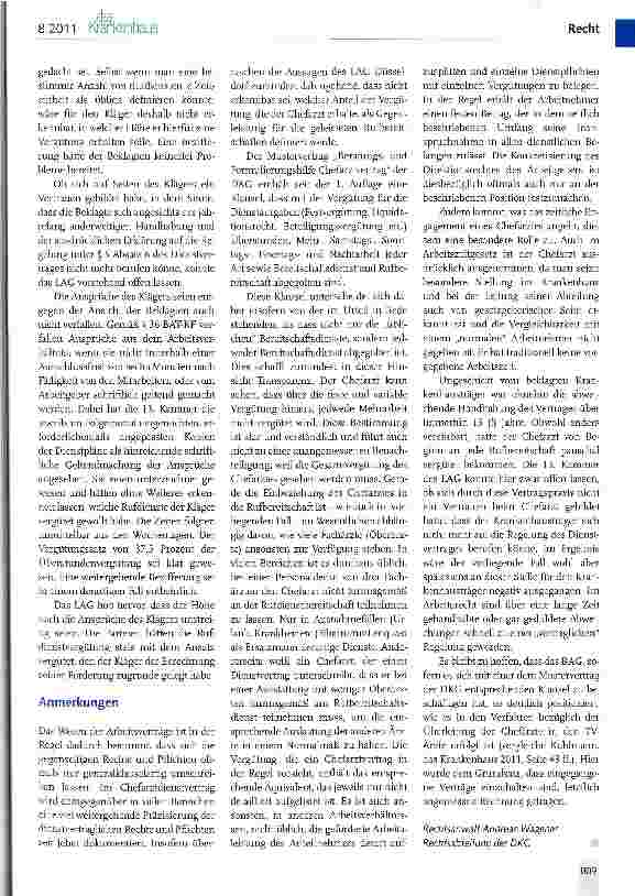 Vorschauseite 2: Chefarztverträge