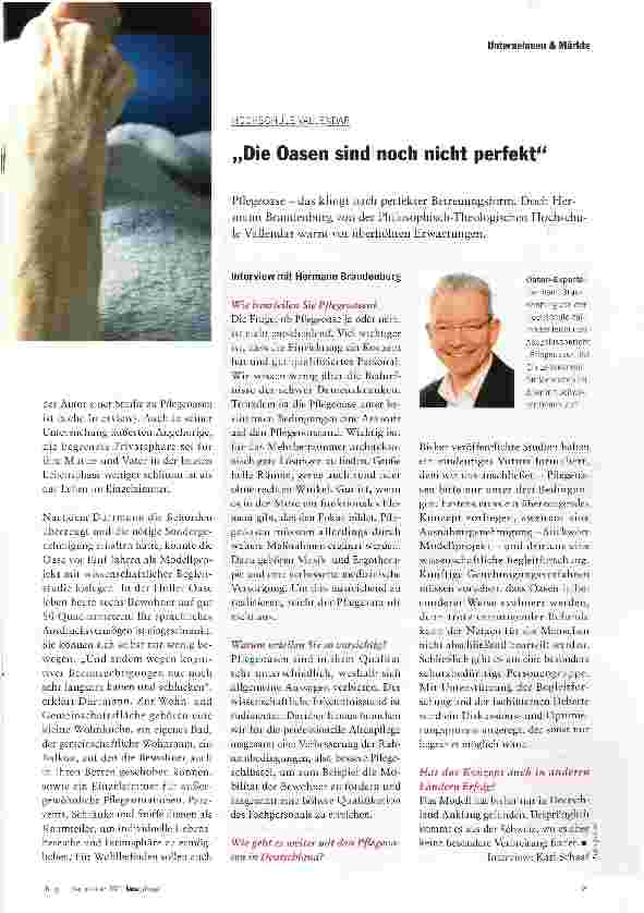 Vorschauseite 2: Wo Demenzkranke Kräfte tanken