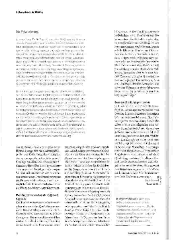 Vorschauseite 3: Wo Demenzkranke Kräfte tanken