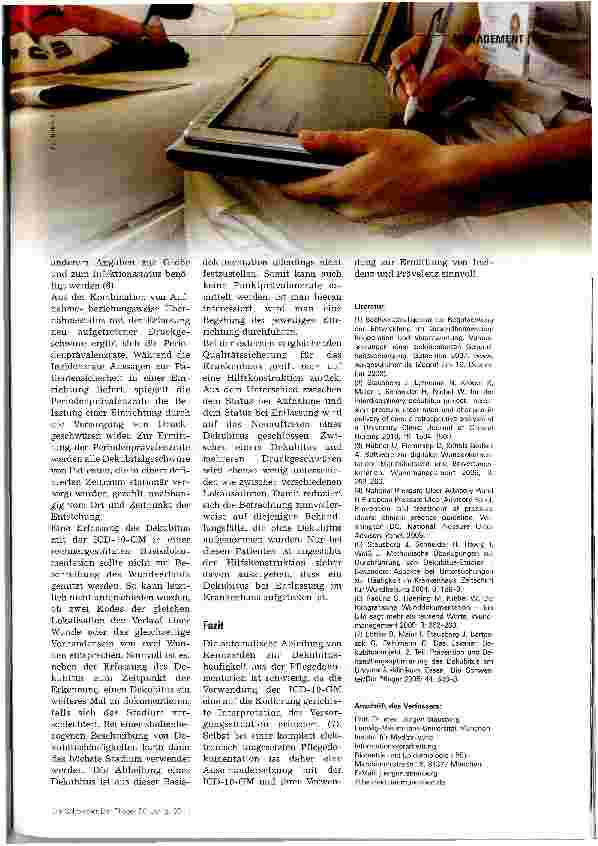 Vorschauseite 2: PflegeinformatikPflegedokumentation und Dekubitushäufigkeit im Krankenhaus